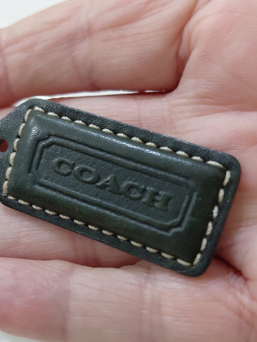 6 Coach Small Hangtags, Browns,blacks,light Silver, Shiny Gray,light Tan - Picture 6 of 15